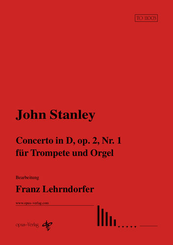 J. Stanley: Concerto in D, op. 2, Nr. 1